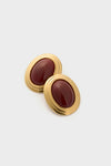 Burgundy Vega Earrings