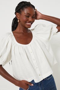 White Linen Tully Top
