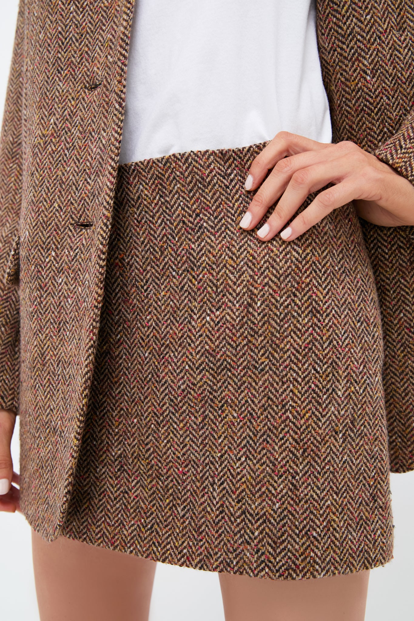 Multicolored Tolmia Mini Skirt