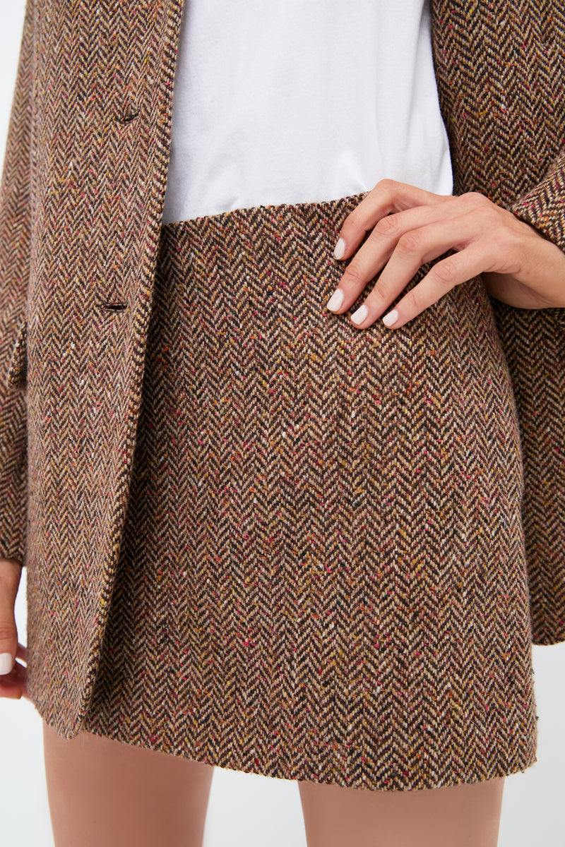 Multicolored Tolmia Mini Skirt
