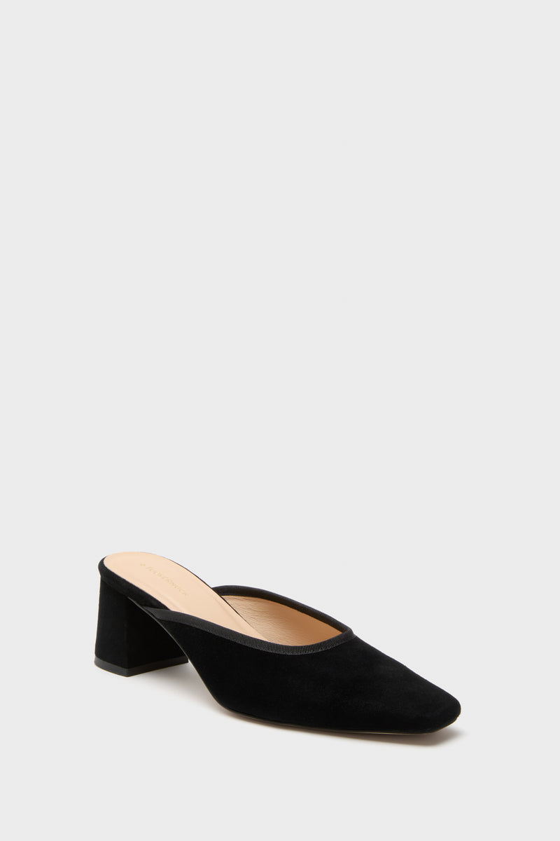 Tuckernuck Black Suede Tilda Mules