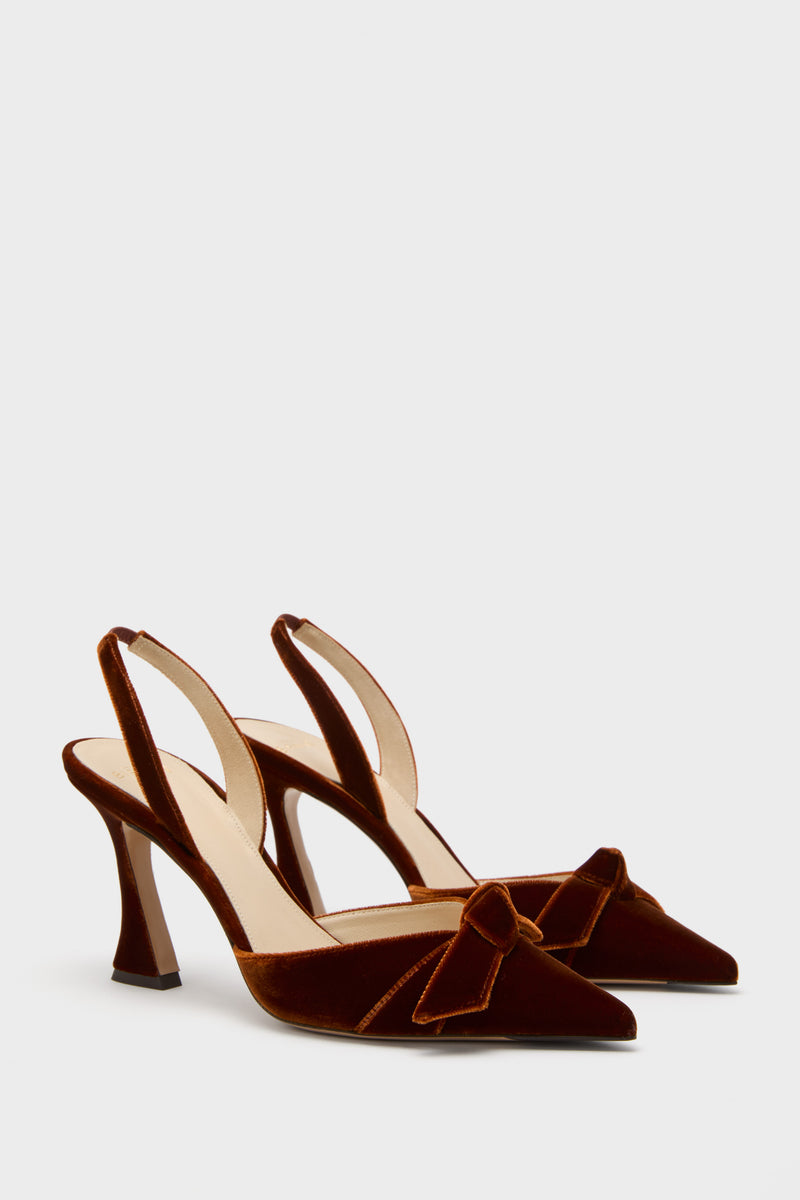 Cuoio Clarita Bell Slingback 85 Heels
