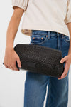 Espresso Woven Maude Soft Clutch