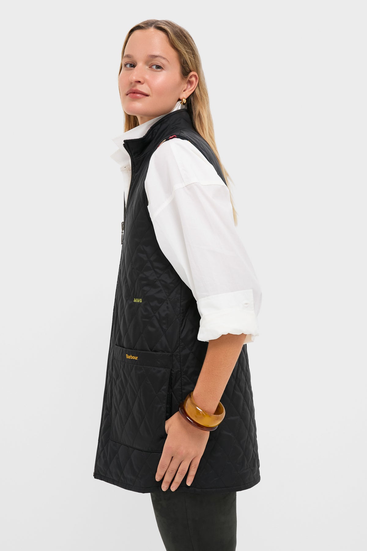 Black Barbour x Tuckernuck Reversible Paisley Vest