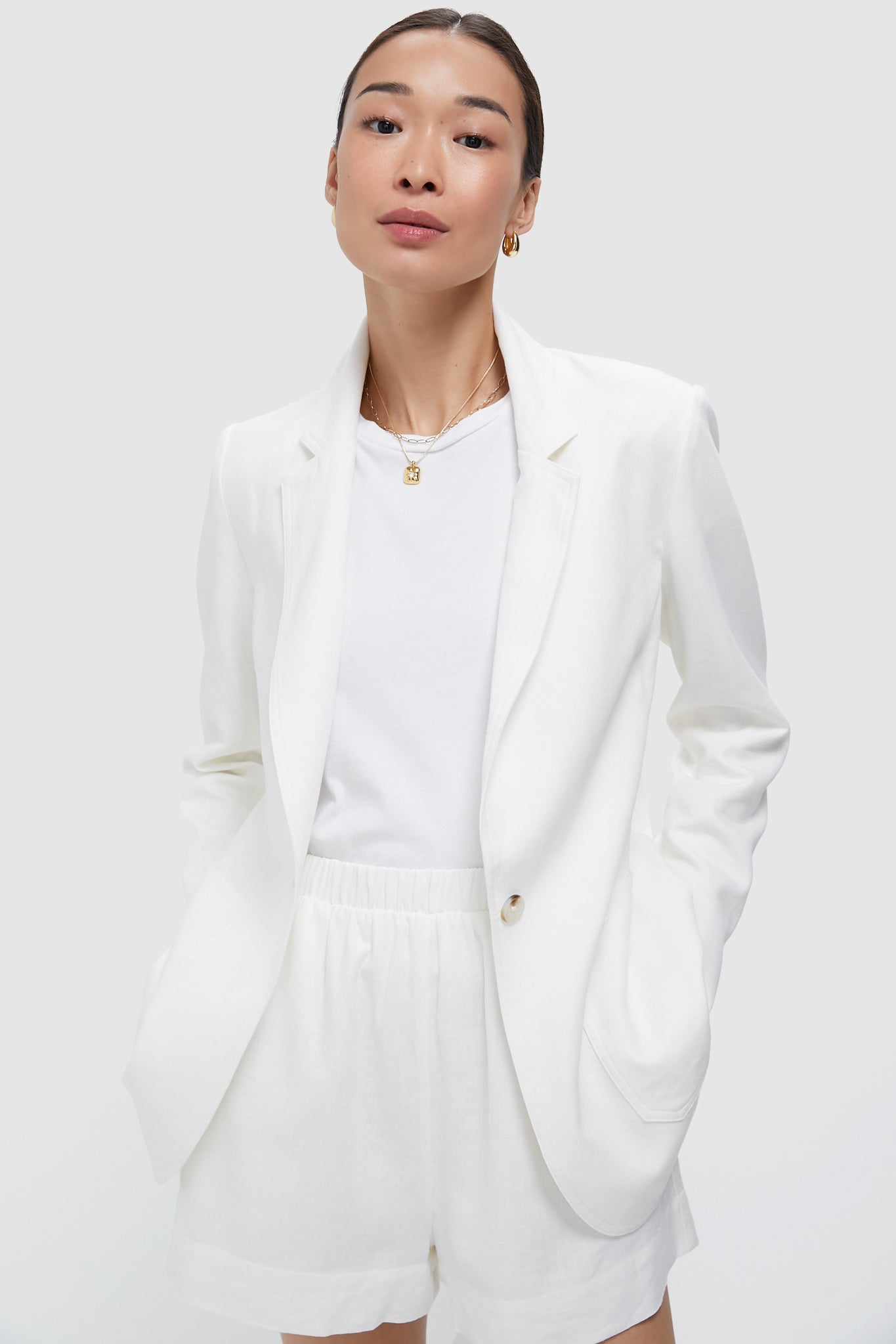 White Asher Blazer
