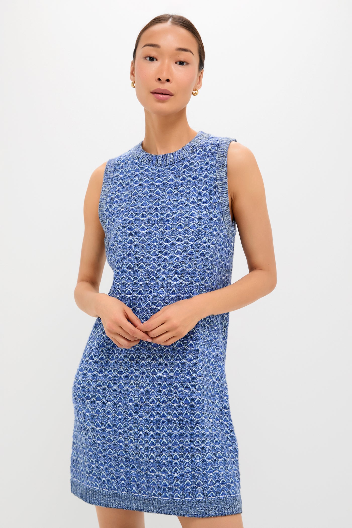 Blue Knit Marie Dress
