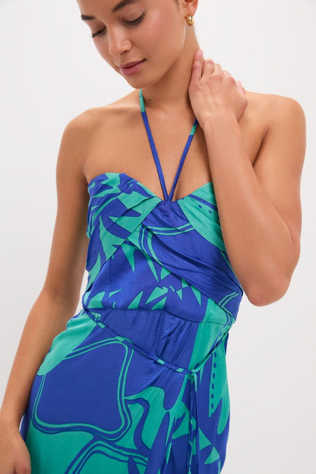 Blue Oasis Collina Long Dress