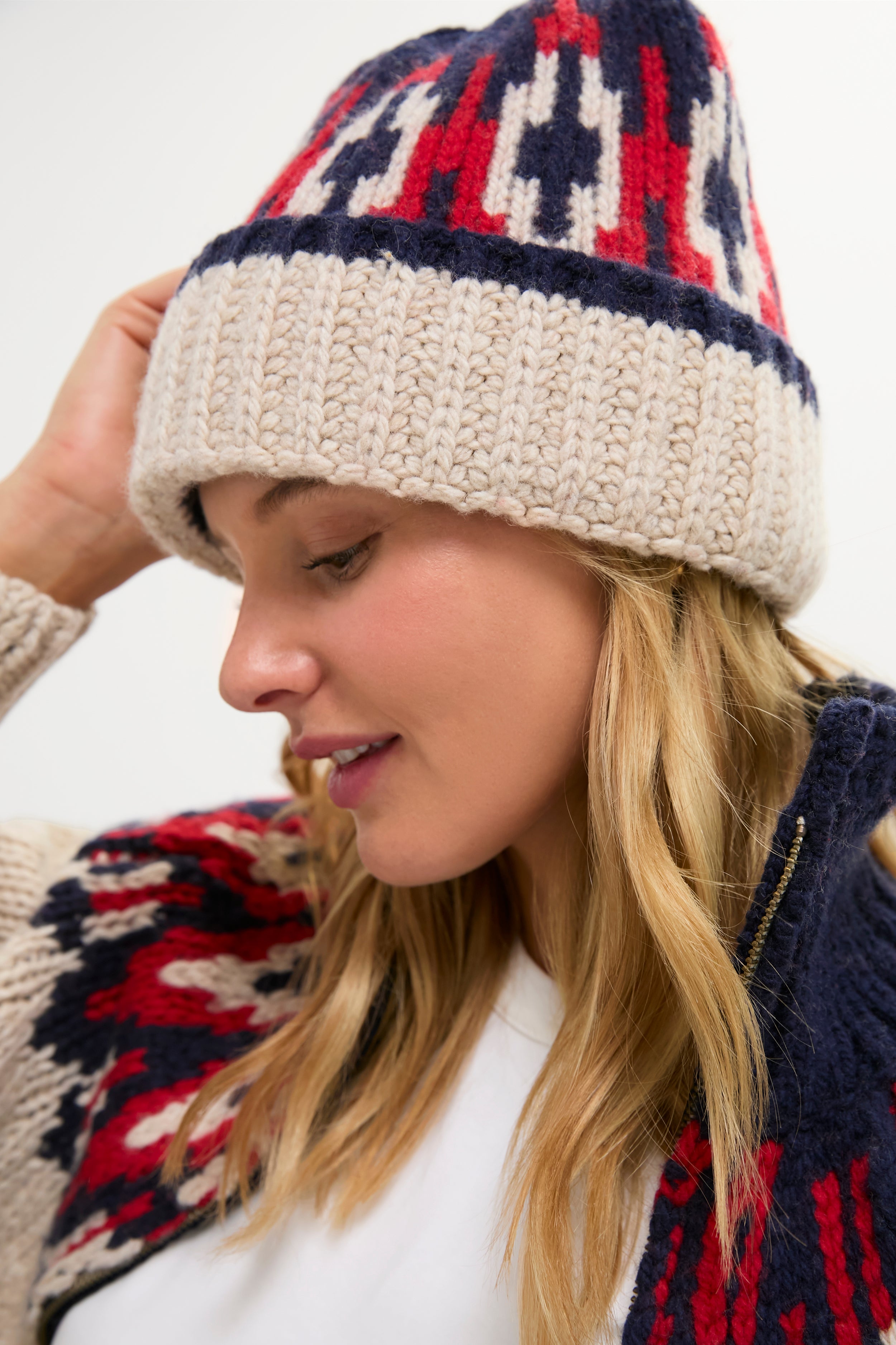 Glacier Fair Isle The Nordic Beanie