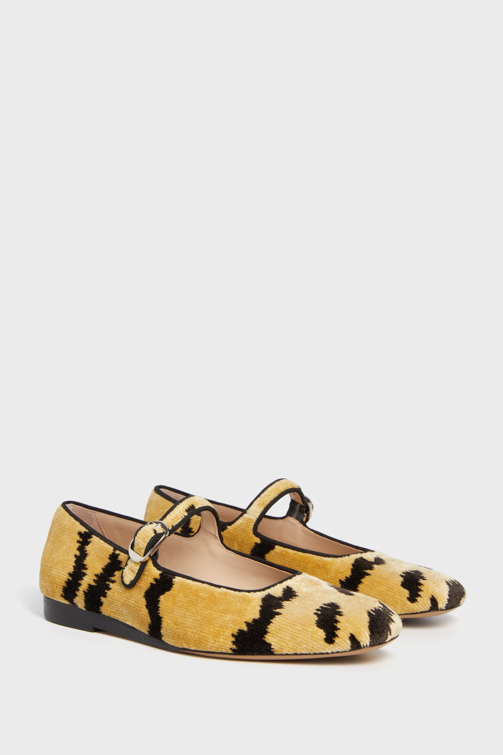 Tiger Classic Velvet Mary Janes