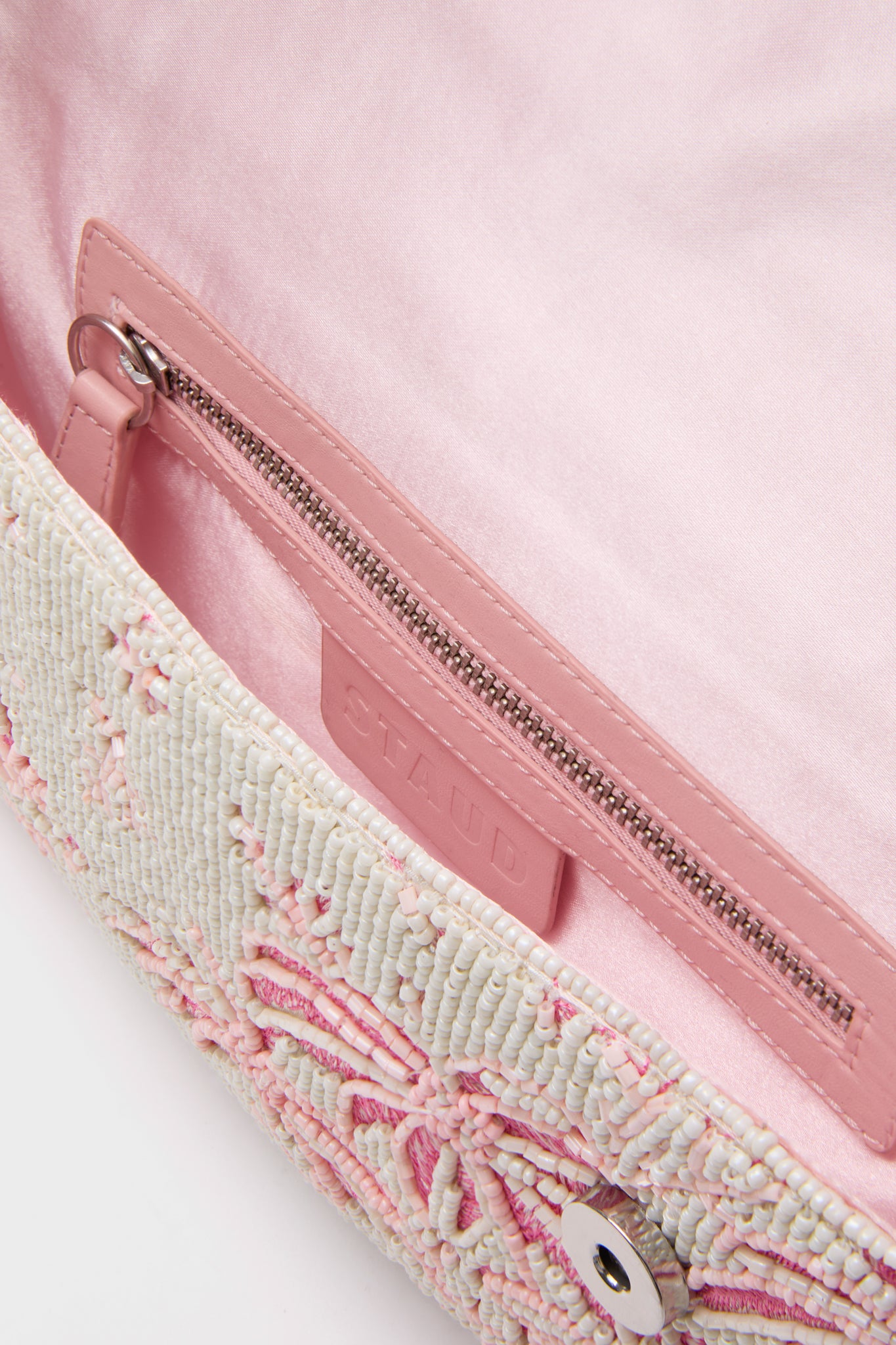 Cherry Blossom Toile Tommy Beaded Bag | STAUD | Tuckernuck