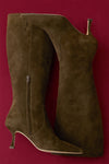 Chocolate Suede Mira Boots