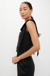 Black Taffeta Greer Top