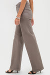 Driftwood Clayton Coated High Rise Wide Leg