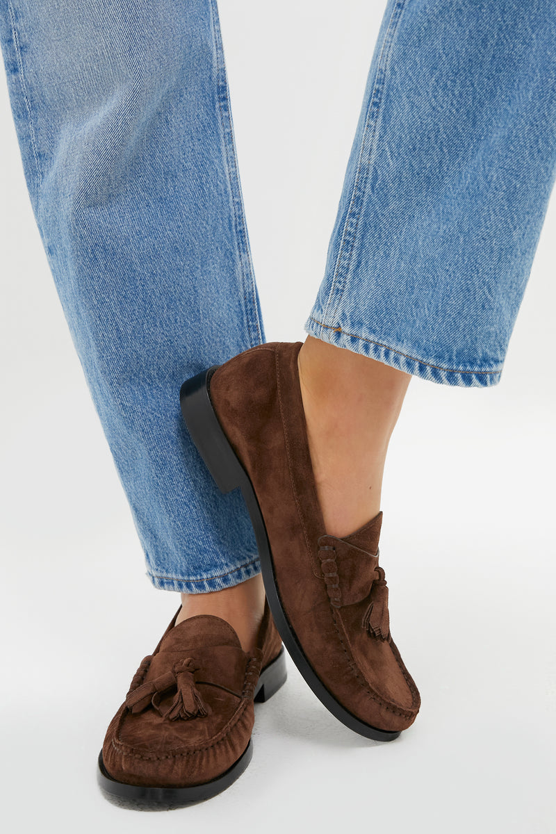 Walnut Lottie Tassel Loafers