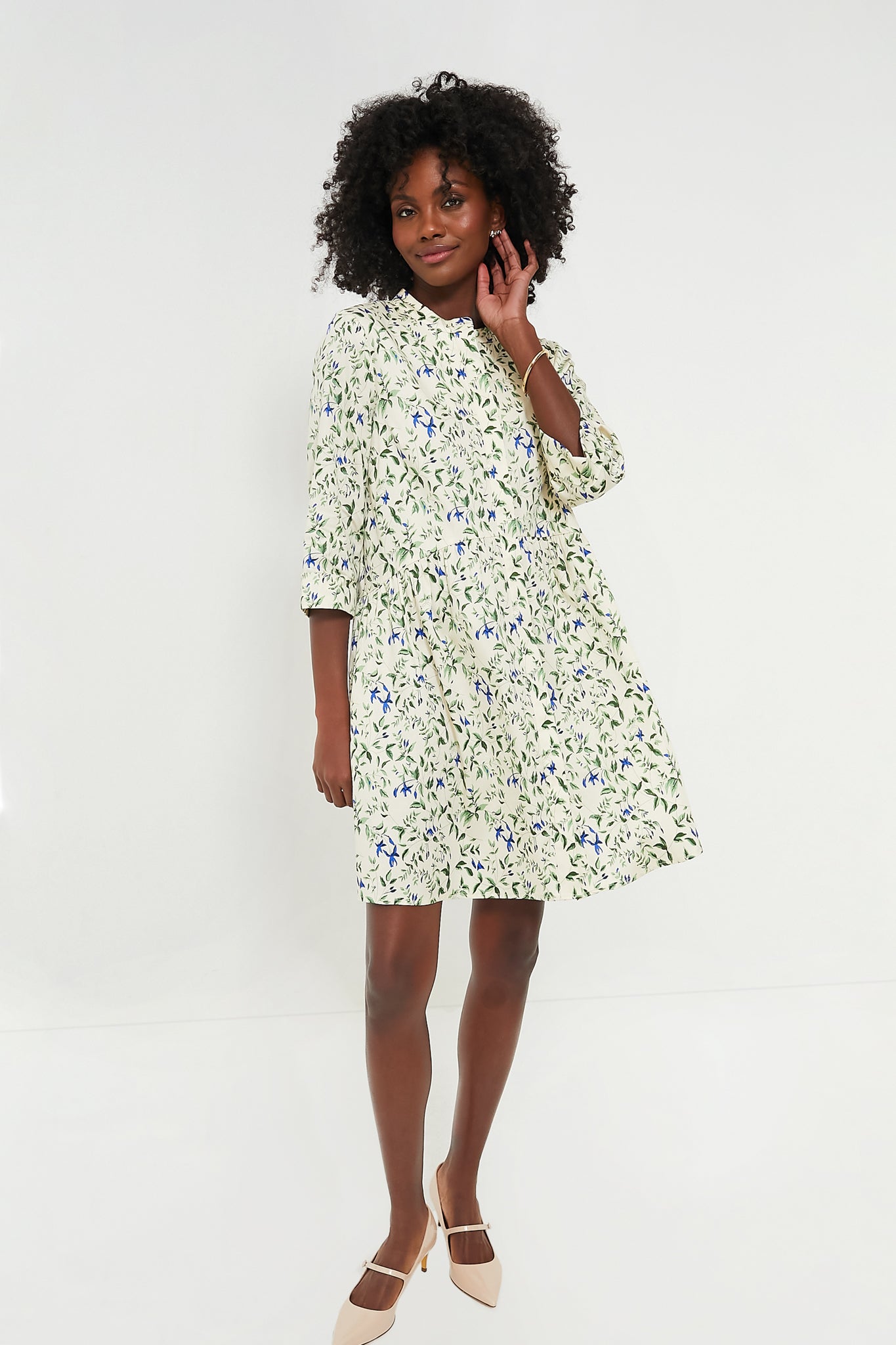 Lapis Iris Royal Shirt Dress | Tuckernuck