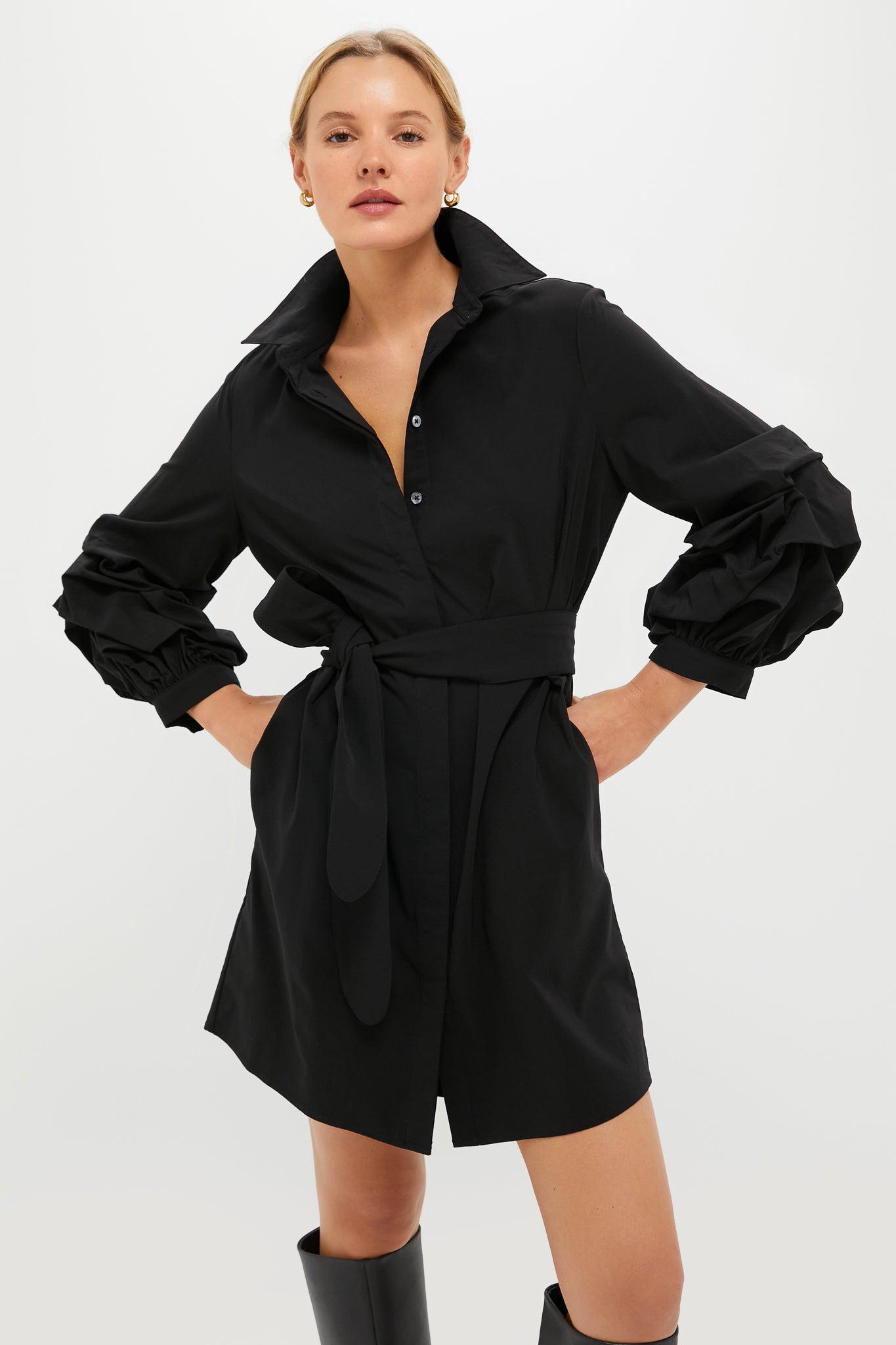 Pomander Place Black Alessia Mini Dress Black / XXL Pomander Place Black Alessia Mini Dress Black / XXL