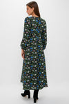Black Multi Floral Sophia Maxi Dress