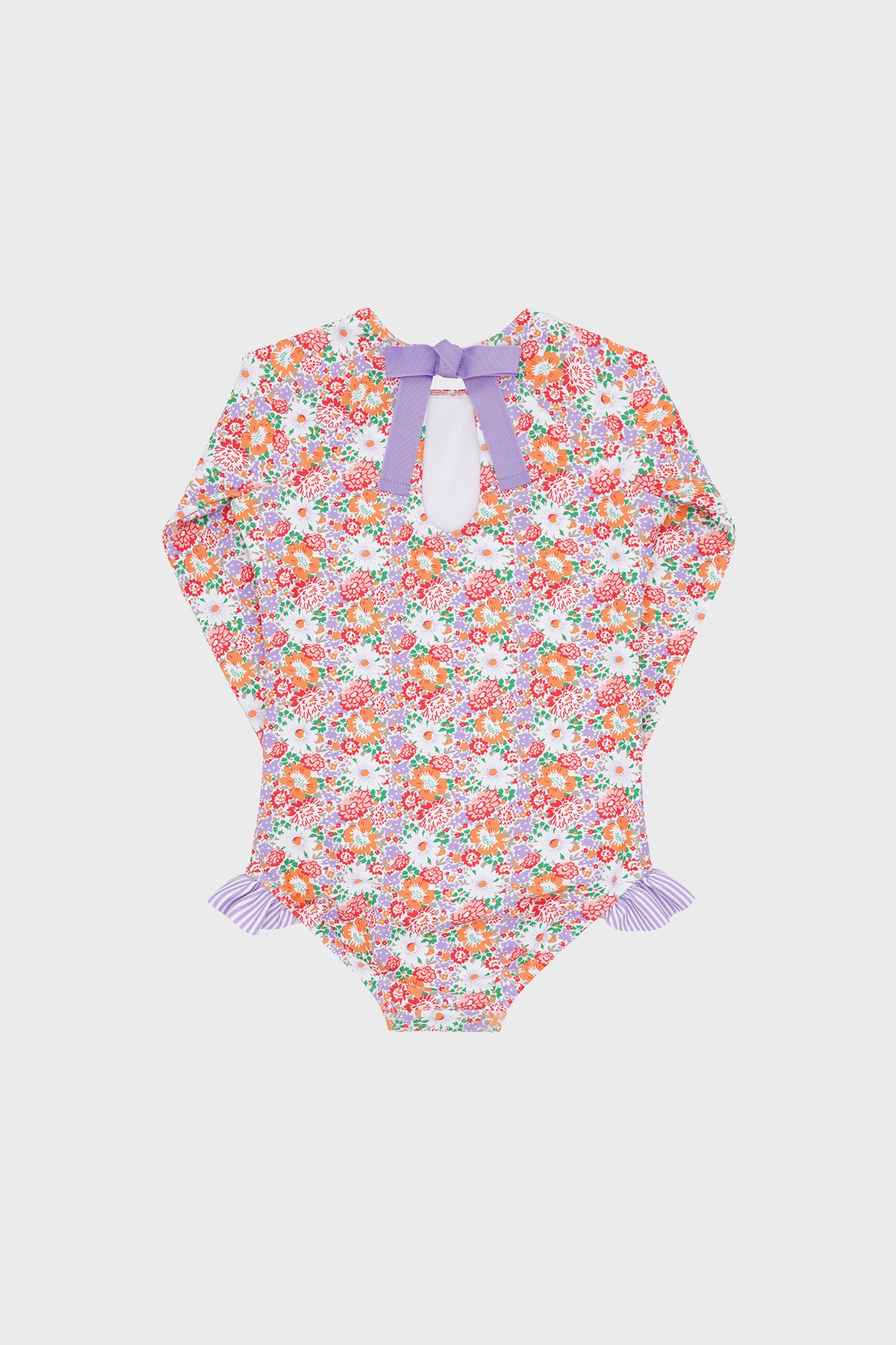 Multi Floral Rashguard One Piece