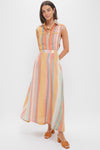 Multi Rainbow Stripes Ylenia Top