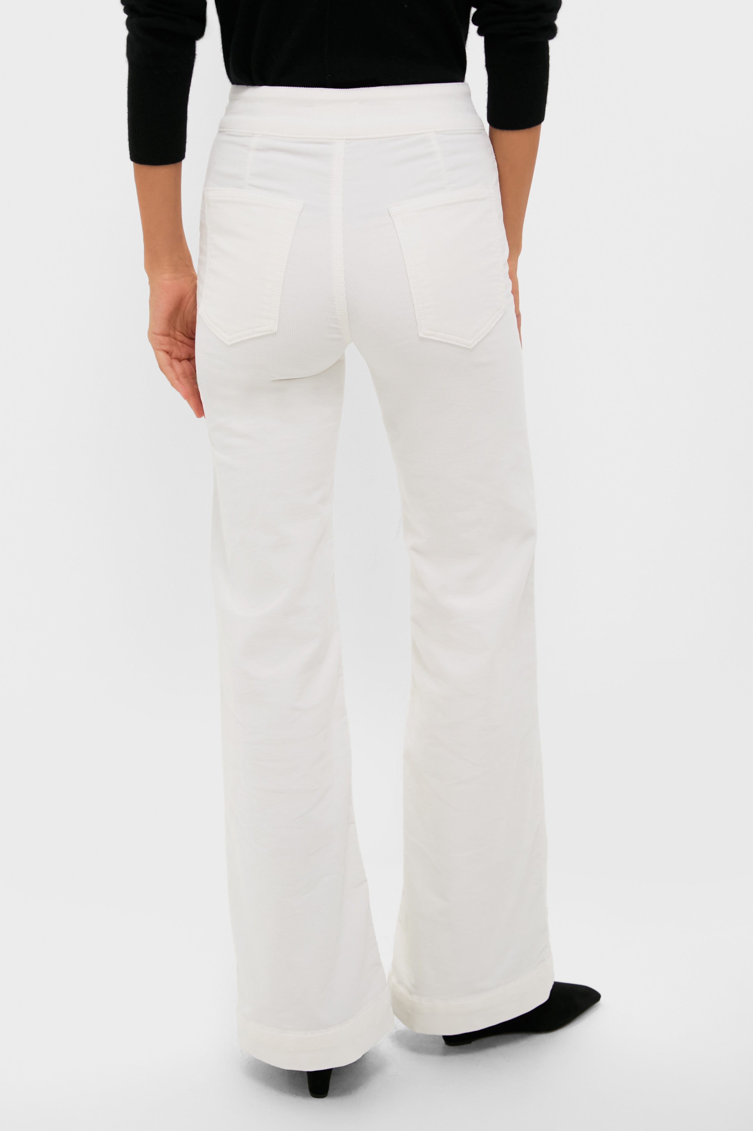Eggshell Brighton Corduroy Wide Leg | ASKK NY