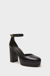 Black Dayna Platform Pumps