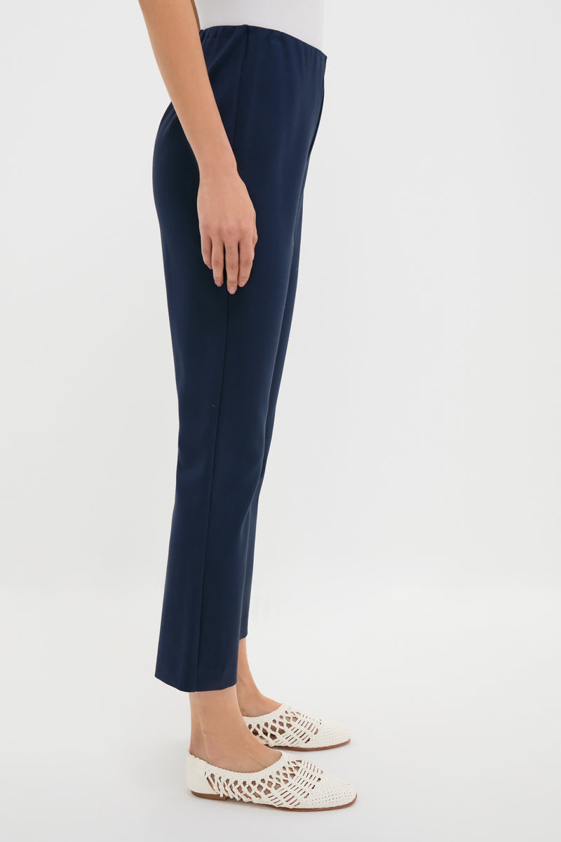 Navy Ponte Ashford Pants