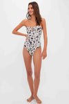 White Gardenia Monterey Strapless Maillot