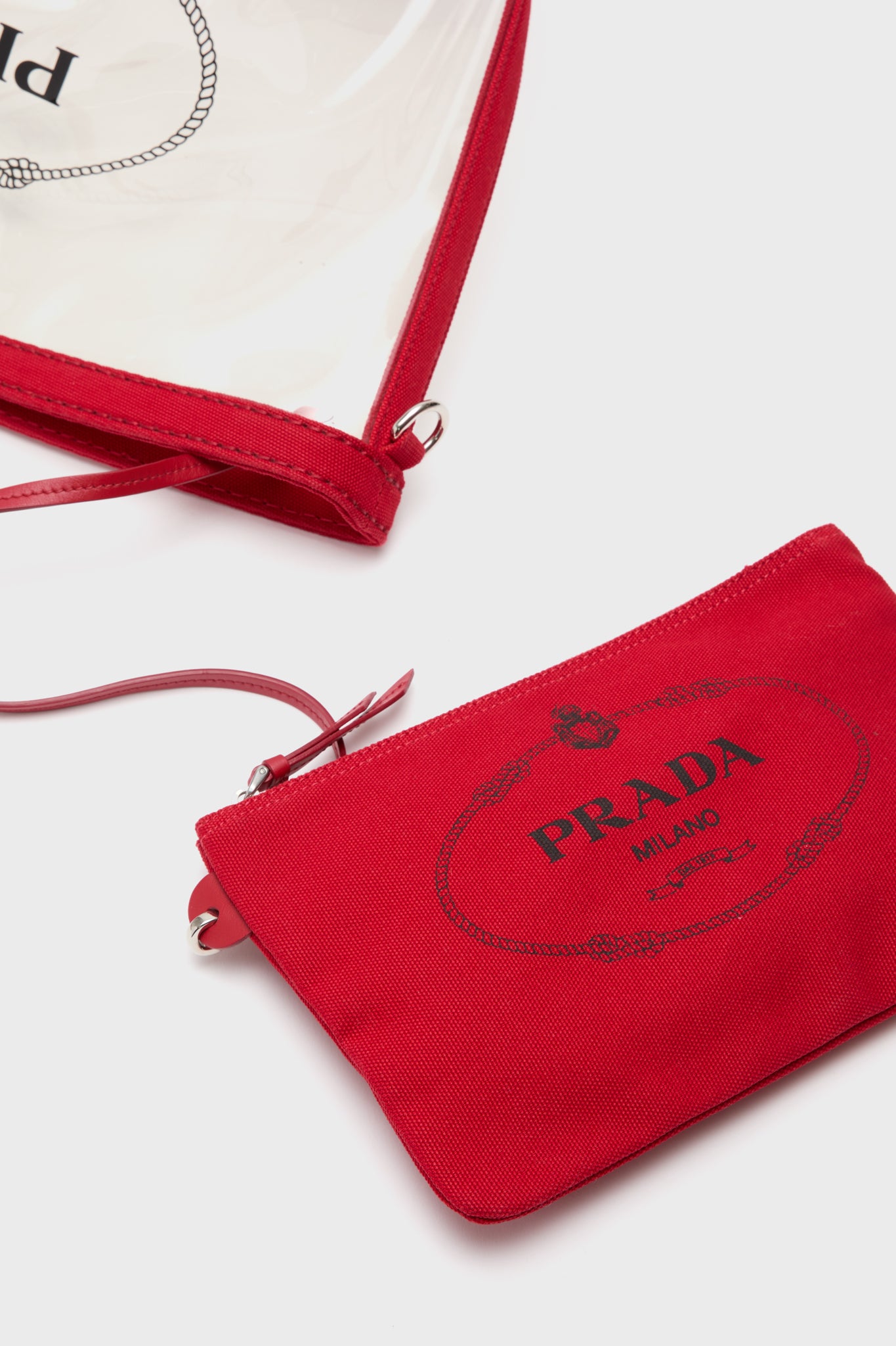 PRADA Canapa Plex Tote Bag