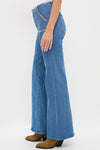 Blue Crystal High Rise Joni Extreme Flare