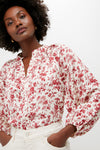Pomegranate Bloom Sawyer Blouse