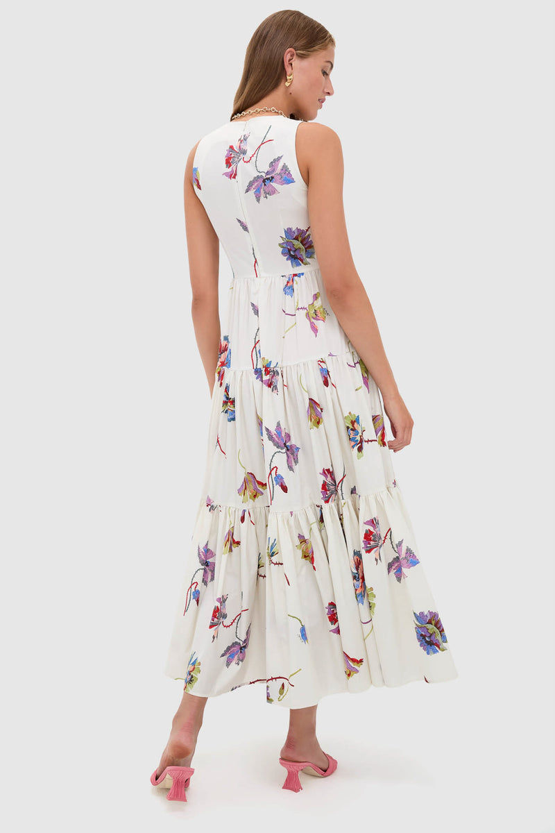 Infiorata Sleeveless Big Dress