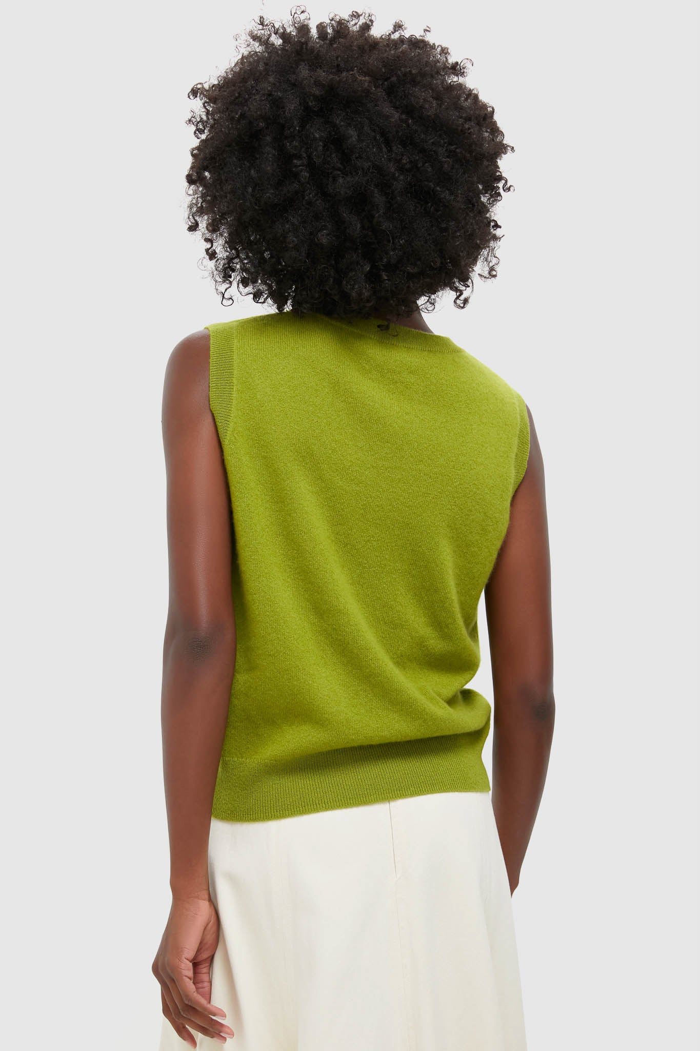 Woodbine Green Cashmere Shell