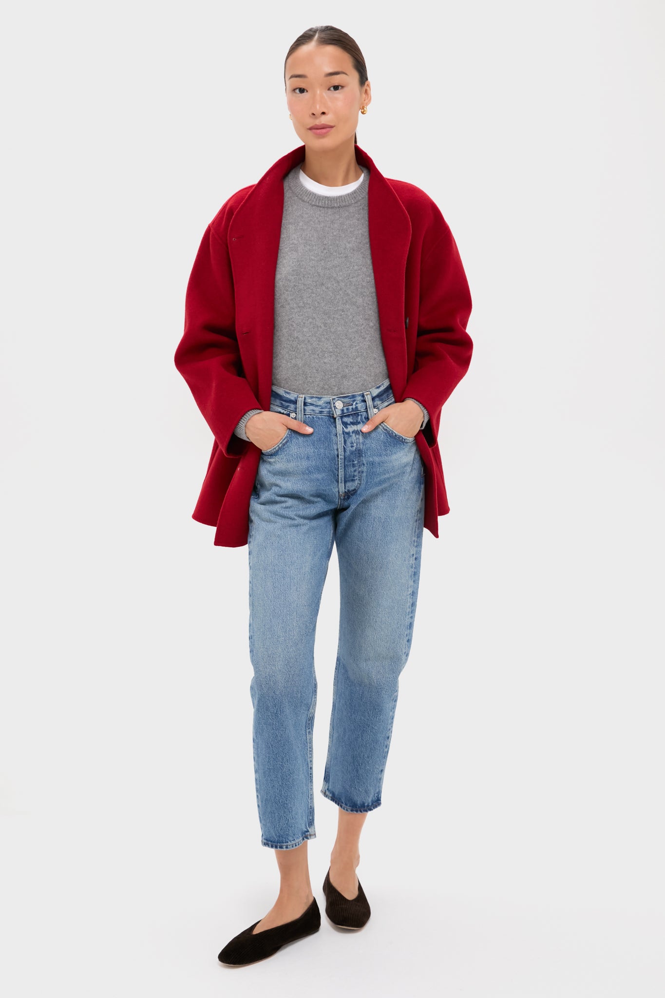 Red Sophia Coat