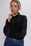 Black Lace Rosalee Blouse