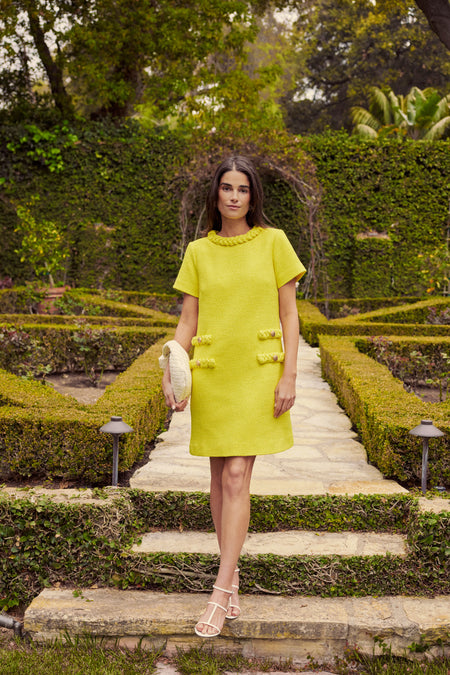 Limoncello Tweed Jackie Dress