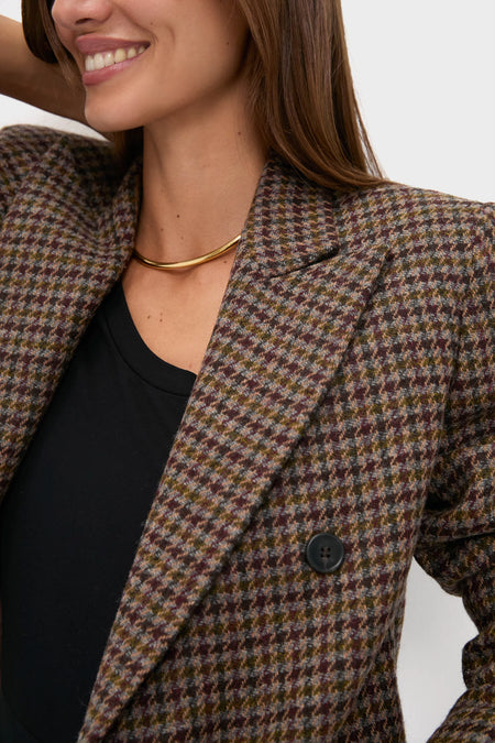 Wine-Coloured Gerusia Jacket