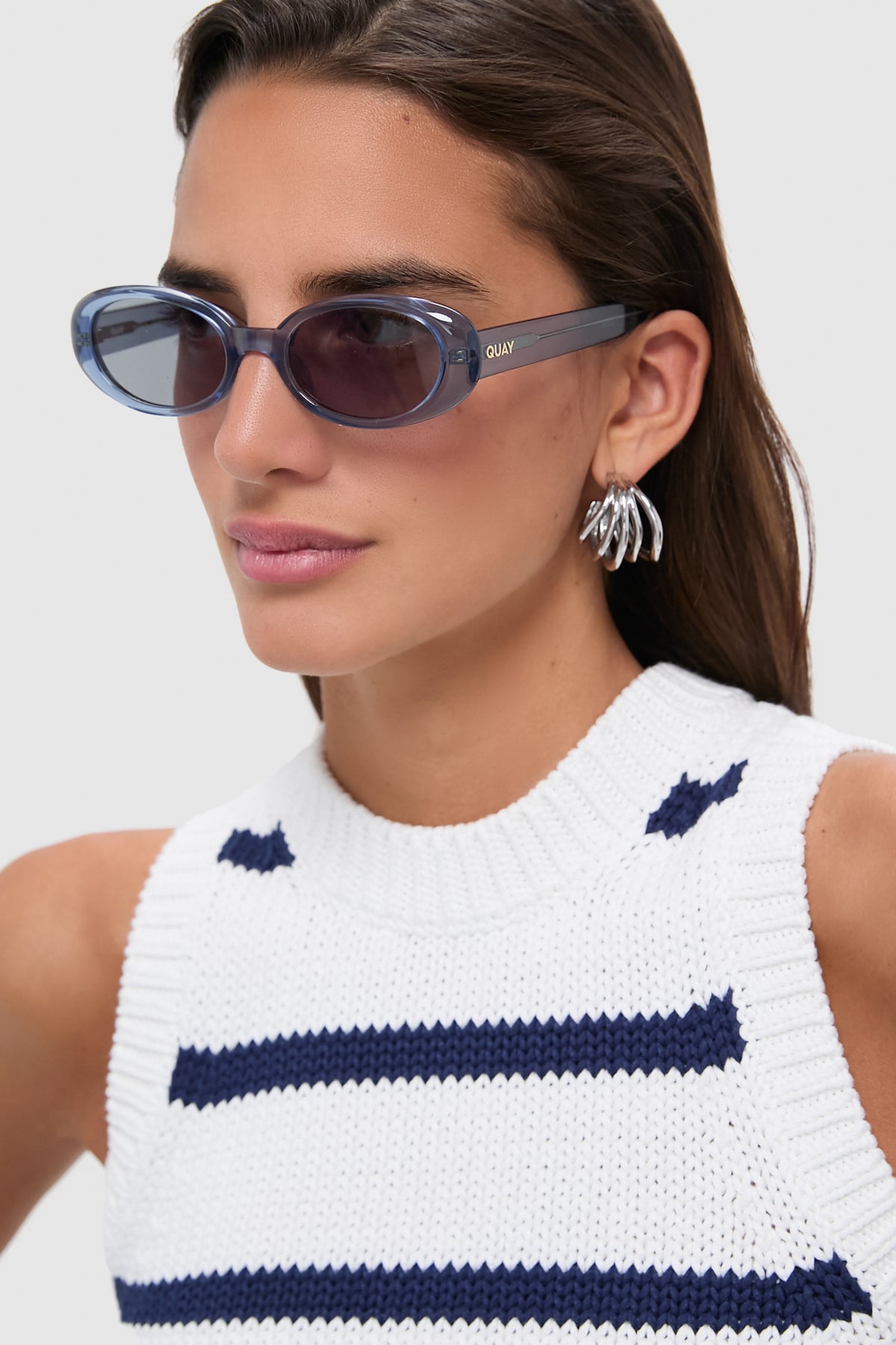 Perri Smoke Felt Cute Sunglasses