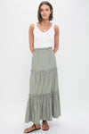 Green Stripe Prado Skirt