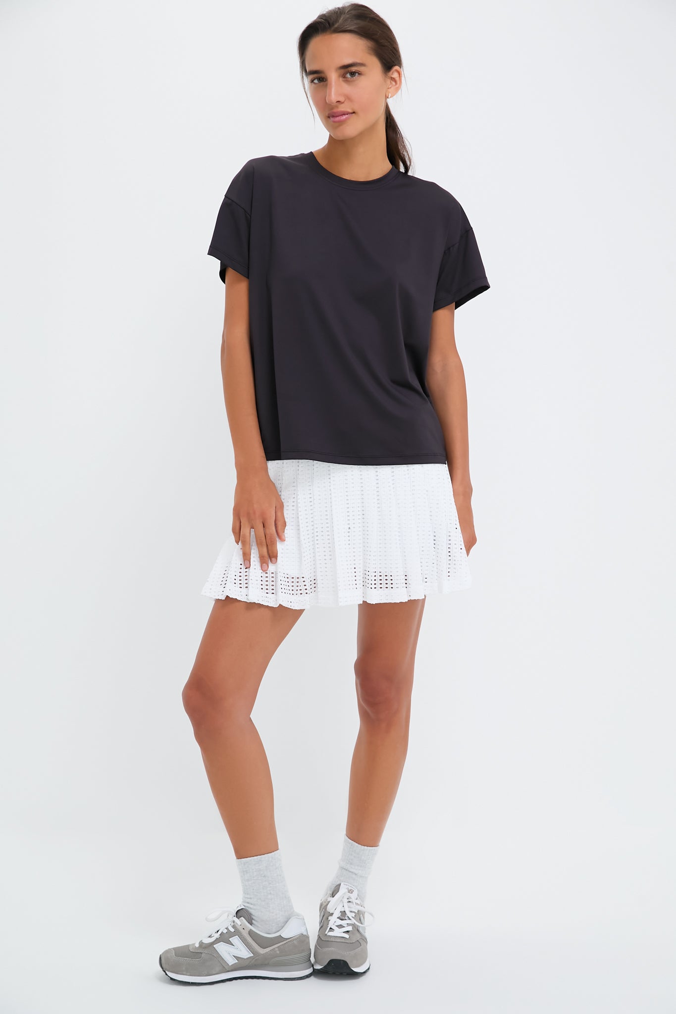 Black Short Sleeve Performance Jersey Ryan Boyfriend Tee