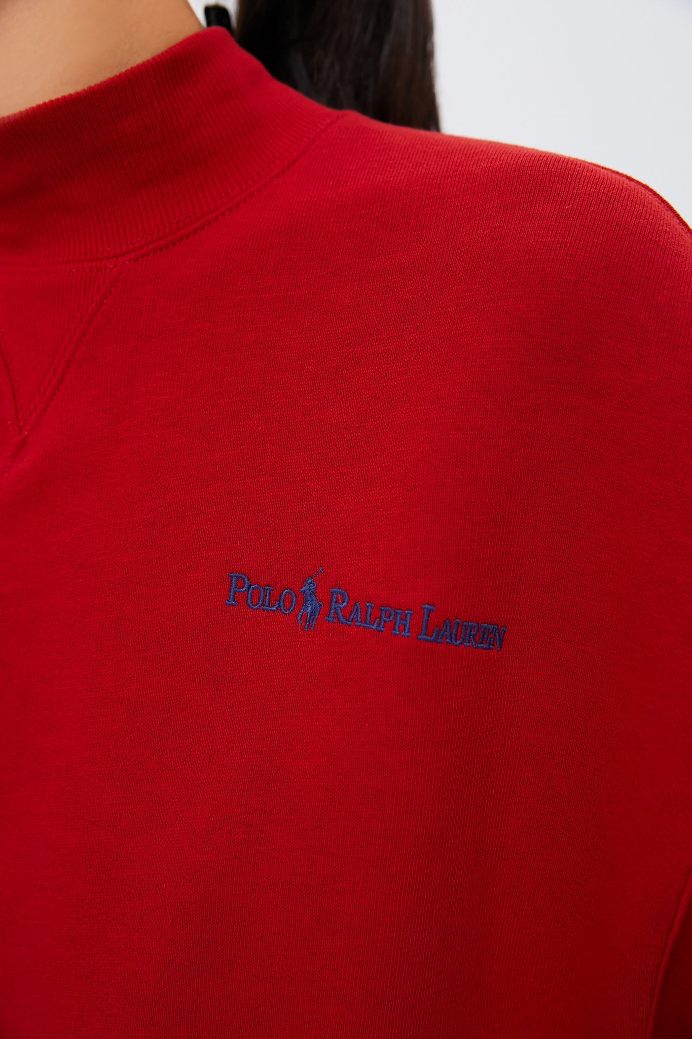 Madison Red Vintage Fleece Logo Sweatshirt | Polo Ralph Lauren