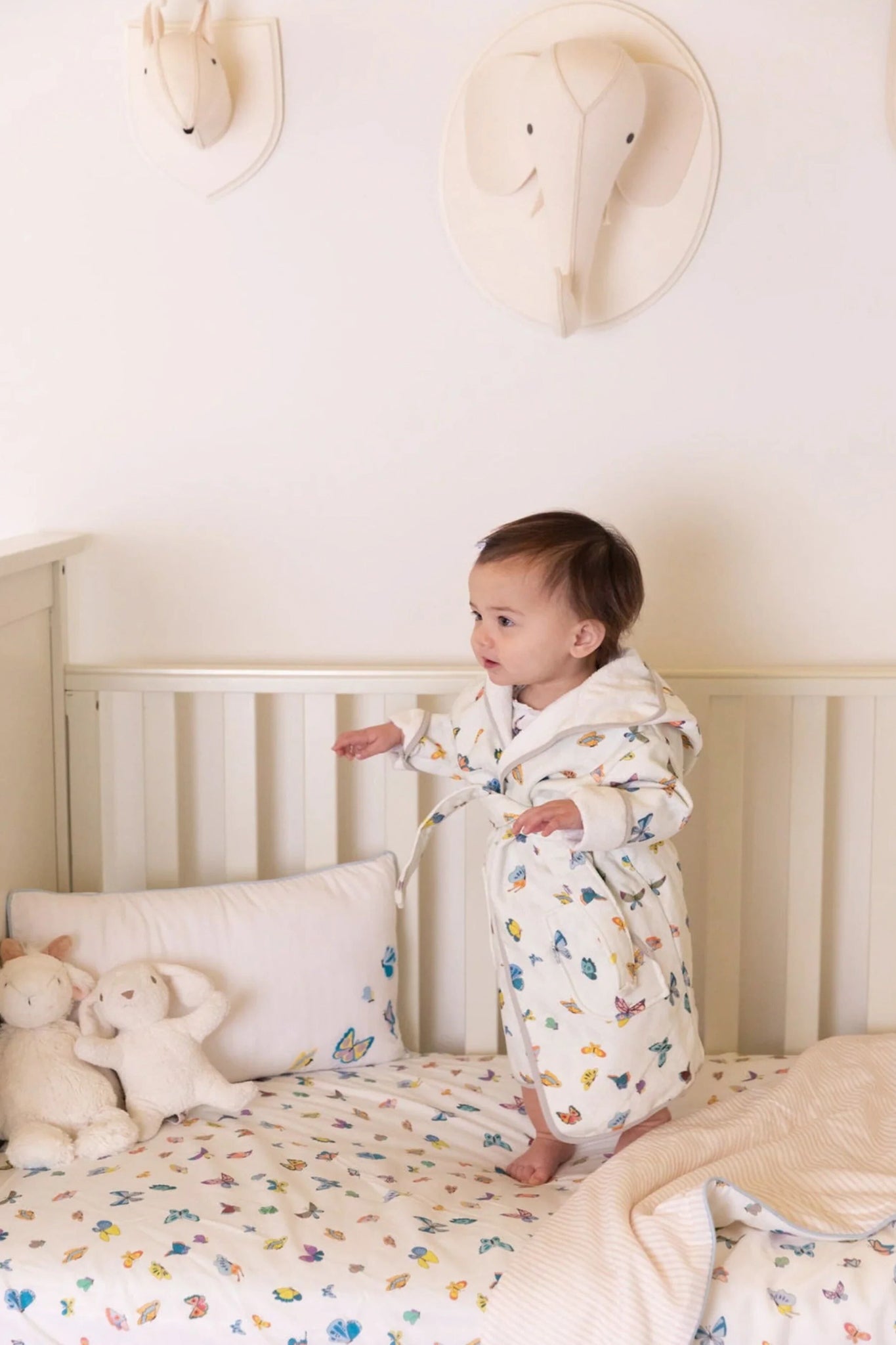 Madame Butterfly Crib Sheets
