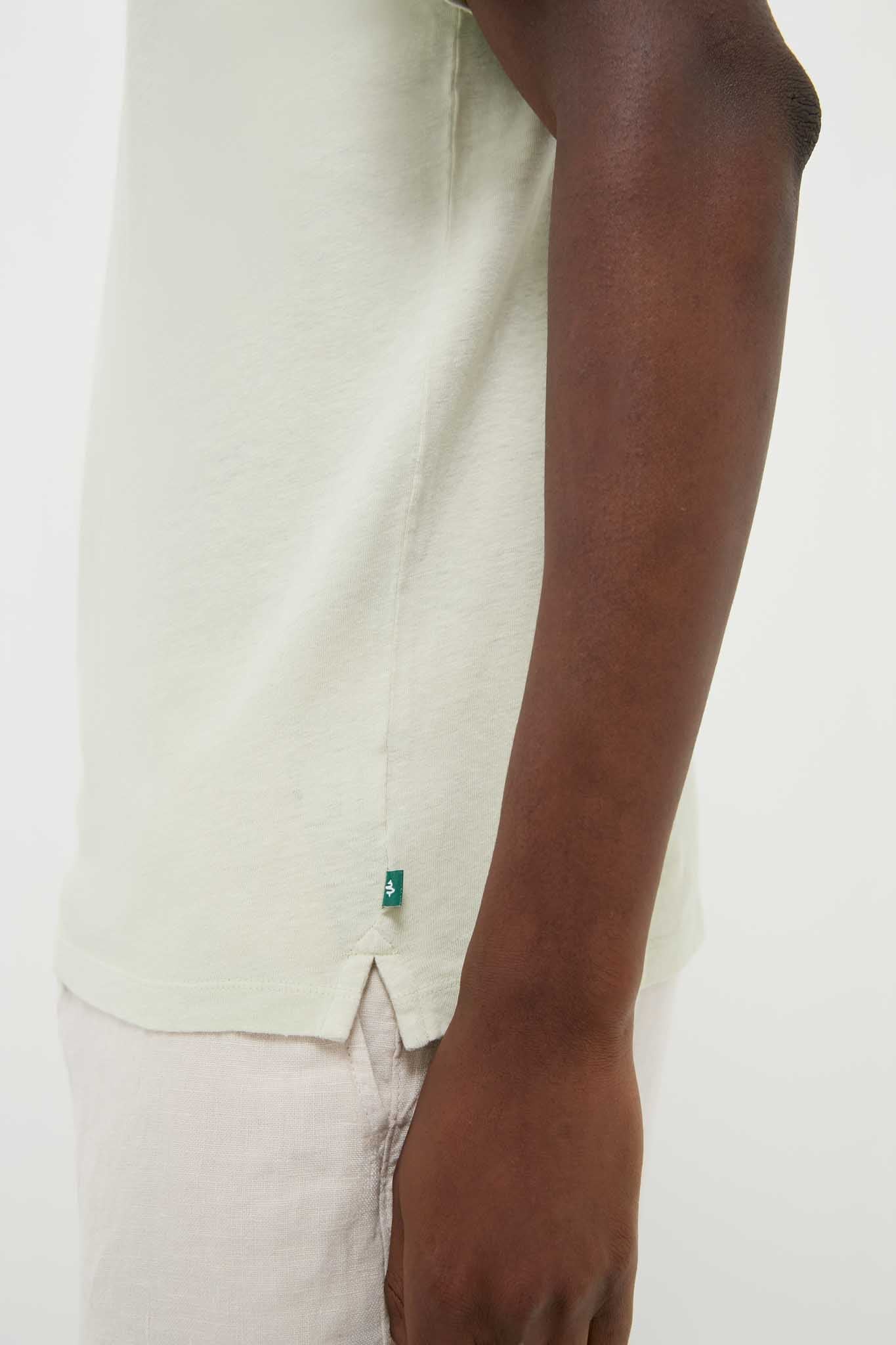 Sea Moss Drift Linen Tee