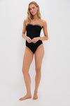 Black Gingham Dolly One Piece
