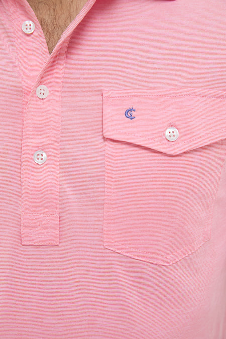 Strawberry Marg Heather Performance Sport Players Shirt