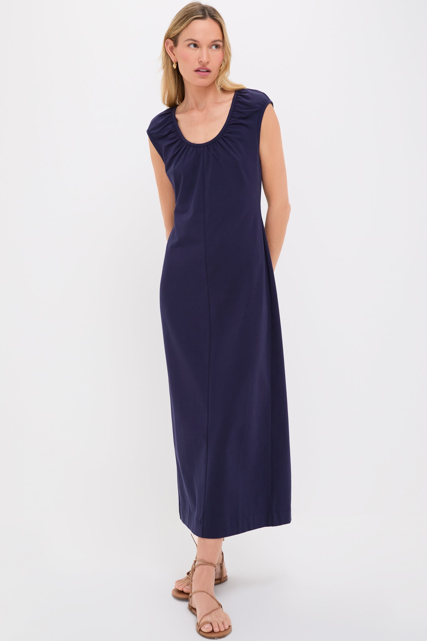 Navy Paula Knit Dress