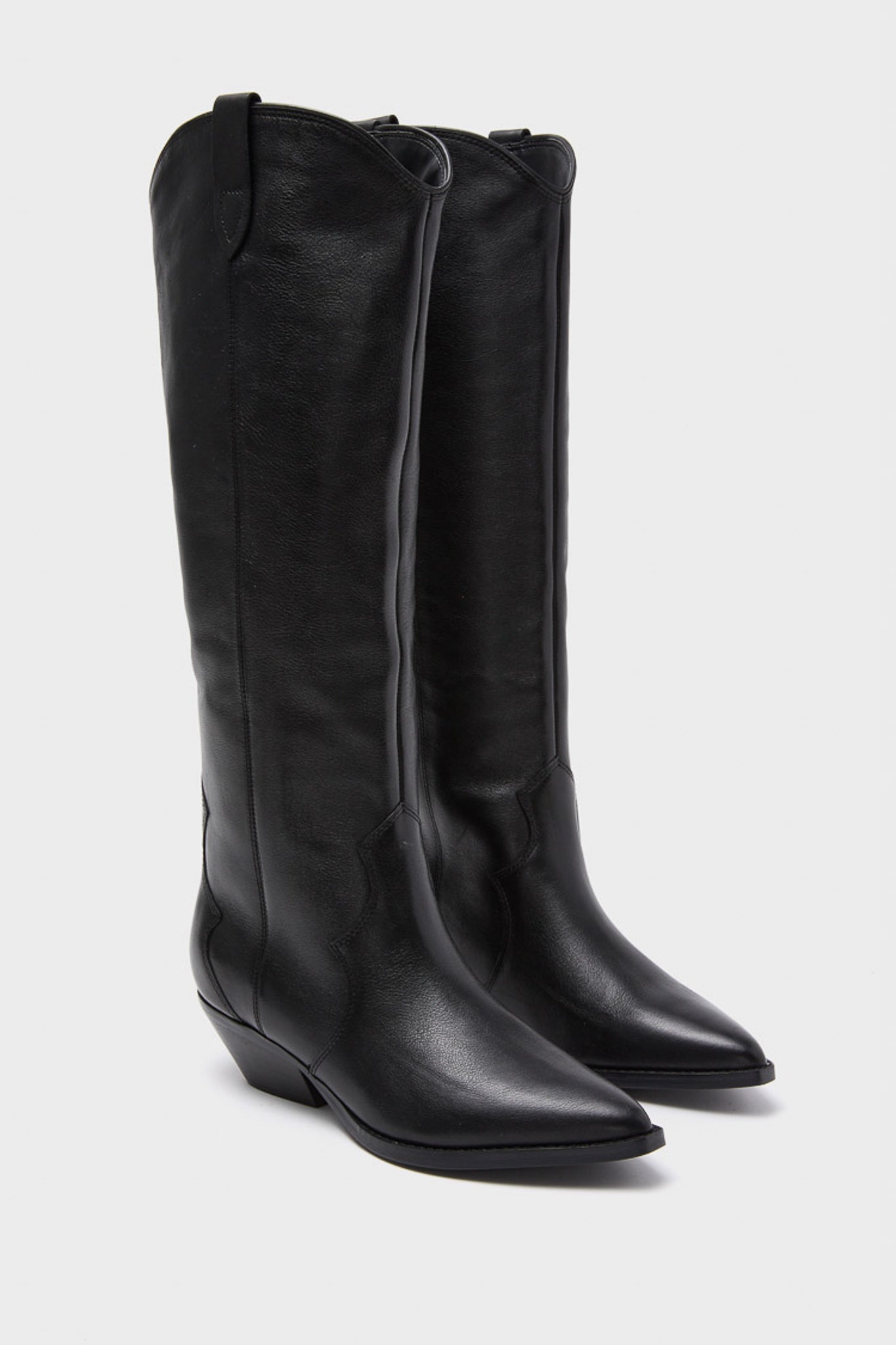 Black Leather Ander Boots