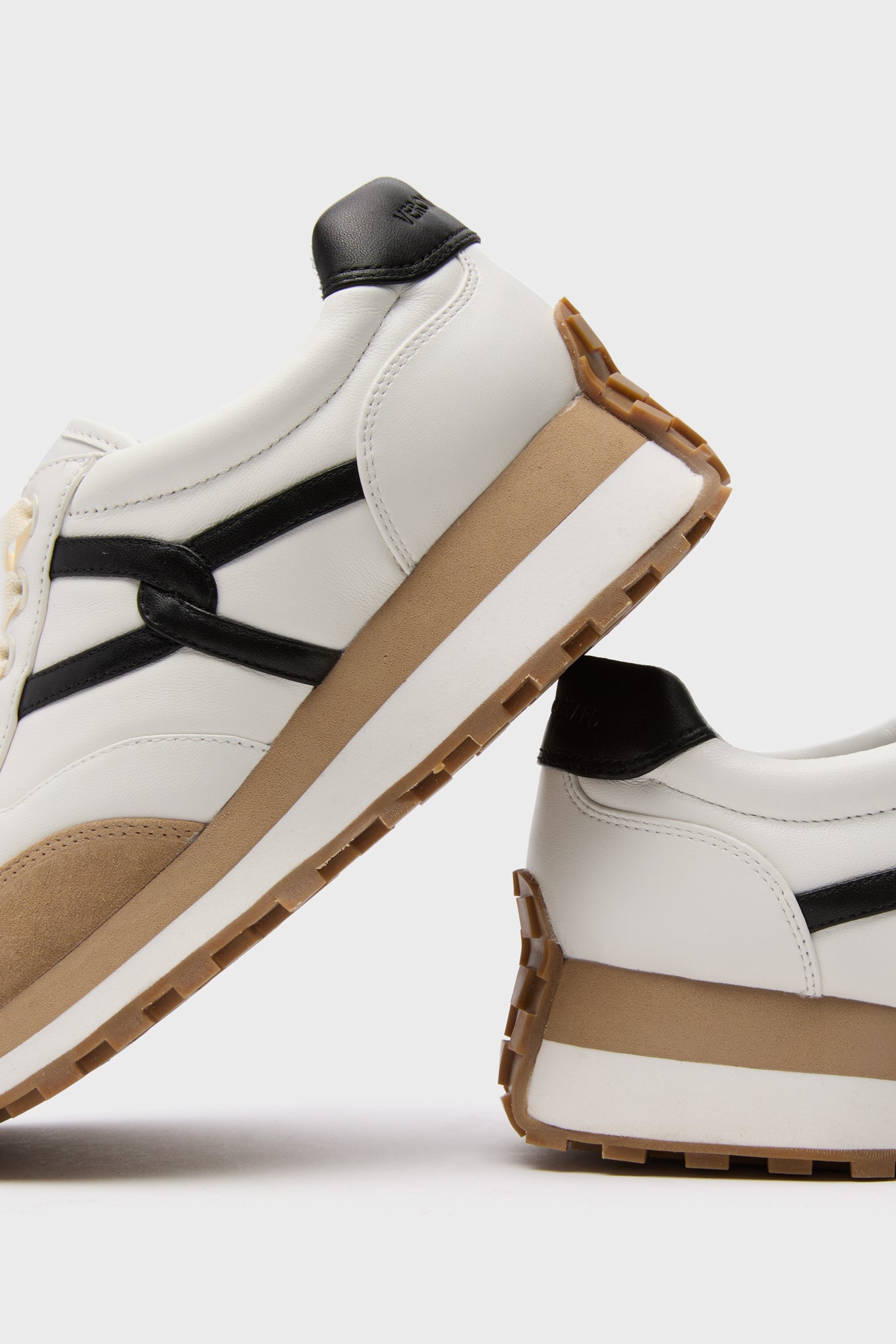 Coconut and Black Valentina Sneakers