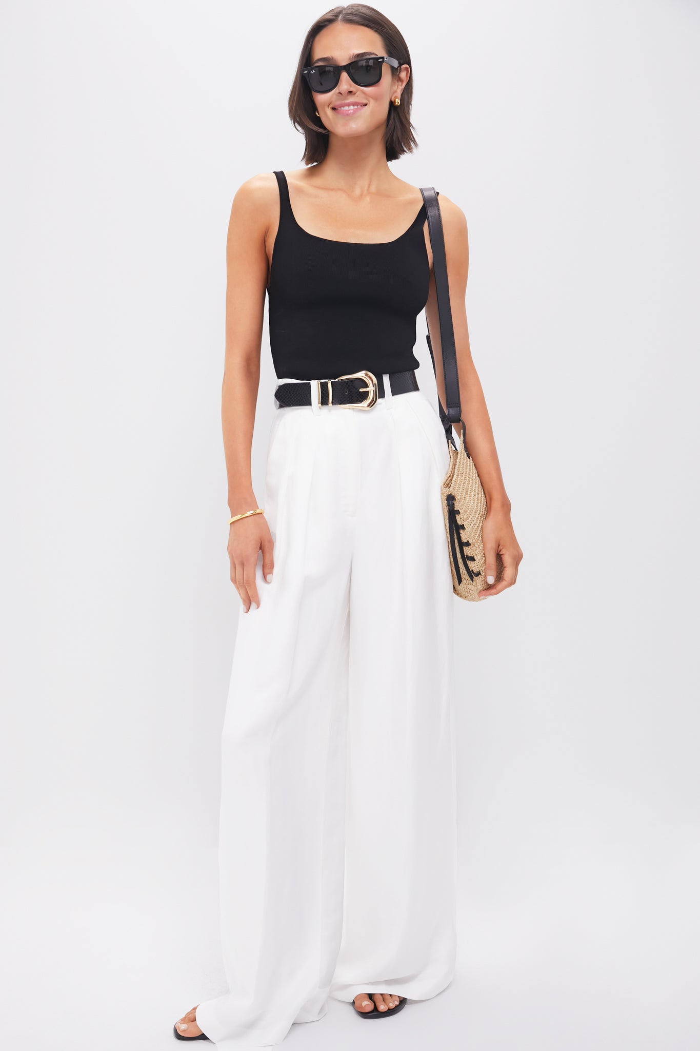 Black and Gold Koda Python Belt