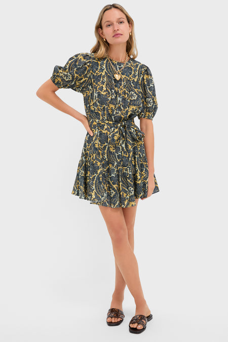Luna Rosalie Short Sleeve Mini Dress