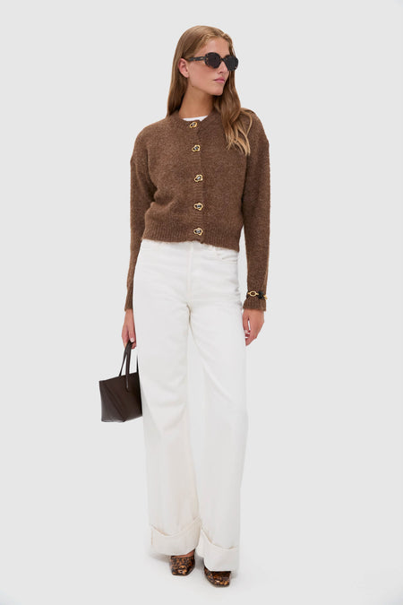 Tortoise and Gold Chain Bracelet